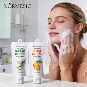 KORMESIC - Crema Facial de Aloe Vera y Naranja al por Mayor, 60 g, Espuma Rica, Control de Grasa, Blanqueadora, Hidratante, Limpiador Facial, Marca Privada - Product Image 1