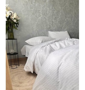 Sọc Bông <span class=keywords><strong>Comforter</strong></span> Thiết Lập Mềm Mại Trọng Lượng Nhẹ Tất Cả Các Mùa Chăn Chăn Bộ Đồ Giường Cho Phòng Ngủ Vua Và Nữ Hoàng Kích Thước - Product Image 6