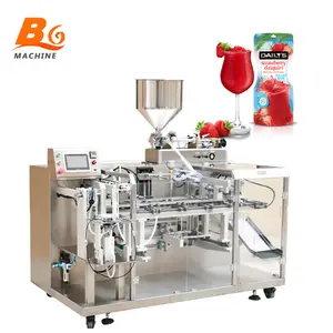 BG Doypack Automatic Liquid Beverage Blueberry Juice Filling Premade Special Shaped Bag Packing Machine