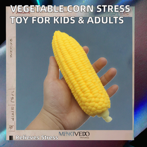 ZIMO D28 New Vegetable-Shaped TPR Corn Stress Relief Toy for Children & Adults 0 to 24 Months - Product Image 2