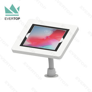 Soporte de quiosco para tableta Android con brazo de cuello de cisne Flexible de Metal para iPad Mini/Air/Pro <span class=keywords><strong>2020</strong></span> 2021 10,5 12,9 "con bloqueo seguro - Product Image 3