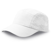 Gorra de ciclismo de 5 paneles, de malla de alta calidad, para deporte y camping, con logo personalizado, visera plana, sin estructura, transpirable, bordado 3D, láser