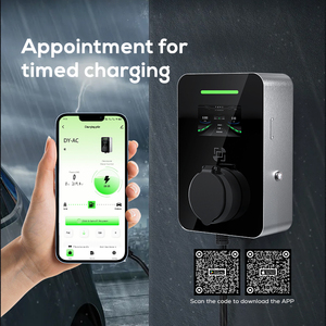Ovrod en alliage d'aluminium Ac Home Station de charge murale pour voiture électrique Type2 Prise murale rapide 22kw 32 <span class=keywords><strong>Amp</strong></span> Wallbox Ev Charger - Product Image 4