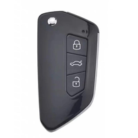 Coque de clé de voiture KEYDIY KD B33 à 3 boutons pour VW Golf8, universelle pour les programmeurs de clés KD900 URG200 KD-X2 Mini