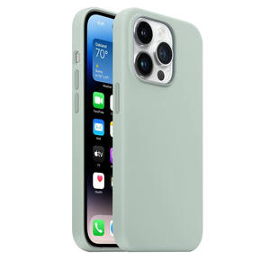 Funda de silicona a precio de fábrica, funda de teléfono de silicona sólida antiarañazos para iPhone 15 pro Max - Product Image 6