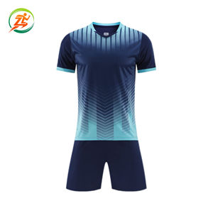 Individuell Bedrucktes Polyester-Fußballtrikot mit Kurzen Ärmeln Schnelltrocknend Unisex Erwachsenengröße - Product Image 4
