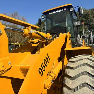 Cargadora de Ruedas Caterpillar 950H, Capacidad de Carga Nominal de 45 Toneladas, Potencia de 92KW, Cabina Cerrada Amarilla, Neumáticos Todoterreno para Granjas - Product Image 5