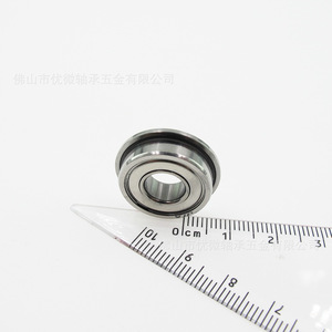 ตลับลูกปืนหน้าแปลนยู-ไมโคร พรีซิชั่น F698-2Z เส้นผ่านศูนย์กลางภายใน 8 มม. เส้นผ่านศูนย์กลางภายนอก 19 มม. ความหนา 6 มม. สแตนเลสขัดเงา - Product Image 2