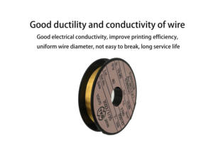 Fil d'électrode pour photocopieur noir et blanc Xerox/Konica/<span class=keywords><strong>Canon</strong></span>/Ricoh, 0,06 <span class=keywords><strong>mm</strong></span> / <span class=keywords><strong>40</strong></span> m, fil chargé - Product Image 2