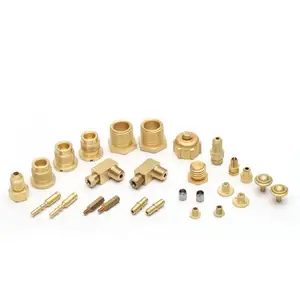 BRASS Präzisions-CNC-Bearbeitungsteile CNC-Maschinenwerkstatt in China eloxiertes Messing OEM Drehfräsen bearbeiteter Dienst