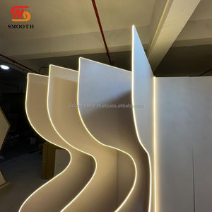 Fondo de Acrílico para Bodas, Precio de Fábrica, Color Blanco, Estilo Personalizado, Duradero, Lujoso, Tamaño Personalizable, OEM/ODM Disponible, Decoración - Product Image 2