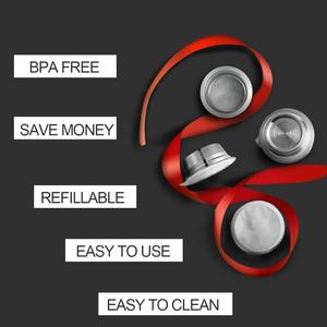 Benfuchen Roestvrijstalen Herbruikbare Navulbare Koffiecapsules Compatibel Met Lavazza Een Modo Mio Koffiekop Filter Met 60 Stuks A - Product Image 4