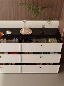 Étagère en bois Bibliothèque murale intégrée Personnalisable Salon Bibliothèque Panneau stratifié Cave à vin Meubles de salon Affichage - Product Image 2