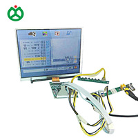 JX/OEM Kleine LCD-Steuerplatine VGA 2*CVBS LVDS RGB Unterstützt Max. Auflösung 1366x768 7'~10,1 Zoll Display 5-Tasten-Menü +12VDC