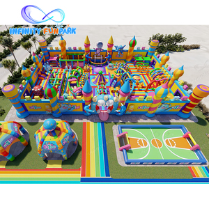 Jumbo Jump Inflatable sân chơi chơi các mặt hàng trở ngại khóa học thư bị trả lại lâu đài trượt công viên bơm hơi trò chơi cho vui chơi giải trí sử dụng - Product Image 6