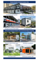 Vivienda Móvil de Emergencia para Después de Desastres, Casa Contenedor Transportable de 20 Pies, Estándar para Reconstrucción Comunitaria