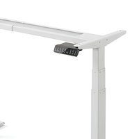 Cadre de bureau électrique moderne en acier, double moteur, réglable en hauteur sur 3 niveaux, base assis-debout, colonne de levage pour bureau et domicile