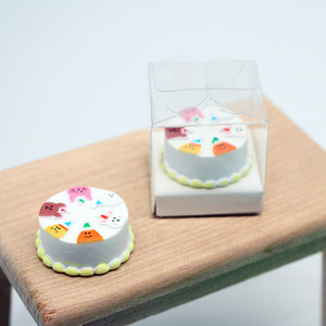 Moule en résine ML pour mini-gâteaux, idéal pour <span class=keywords><strong>maison</strong></span> <span class=keywords><strong>de</strong></span> poupée, fête d'anniversaire, forme rectangulaire tendance, vente en gros - Product Image 1