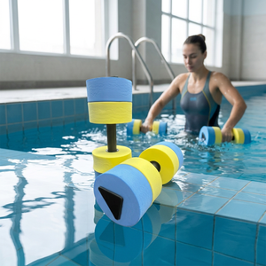 Haltères flottants légers en EVA pour l'entraînement aquatique et l'utilisation en piscine, adultes, toutes saisons - Product Image 1