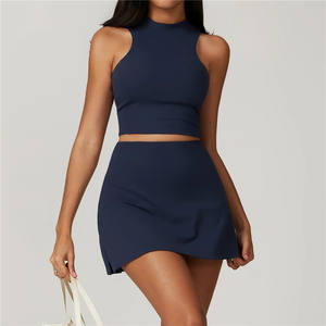 P306 الصيف <span class=keywords><strong>2</strong></span>-تجريب البيكلبول التنورات مع السراويل الرياضية النسائية الملابس الرياضية فتاة الغولف مجموعة ملابس التنس - Product Image 5