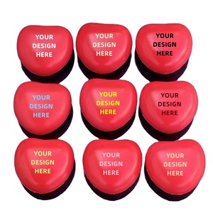 5.2inch Heart Shaped Red Stress Balls Slow Rebound Toys Gift <b>Mini</b> Foam Party <b>Hand</b> Cute Squeeze Fun Grip Strength Exercise Custom - Product Image 1