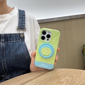 Mùa Hè Tươi Chanh Nam Châm TPU Điện Thoại Di Động Trường Hợp Đối Với <span class=keywords><strong>Apple</strong></span> Cho Iphone 16Pro Max 15 14 13 Với Điện Thoại Grip Và Khung Từ Tính - Product Image 3