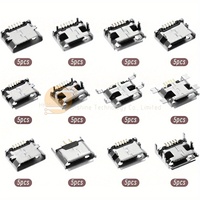 Kit de connecteurs micro USB 12 types de prises pour réparation d'ordinateur de téléphone