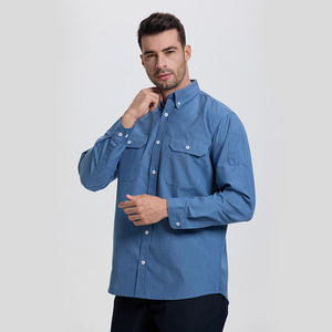 Fábrica NFPA 2112 Algodón Transpirable Ropa DE TRABAJO FR Algodón Construcción FR Camisas DE TRABAJO resistentes al fuego - Product Image 3
