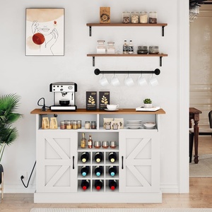 Aparador de Bambú Moderno y Minimalista Personalizado, Modelo SBC-10, <span class=keywords><strong>para</strong></span> Cocina, Sala de Estar, <span class=keywords><strong>Comedor</strong></span>, Almacenamiento de Té, Vino y con Cajones - Product Image 1