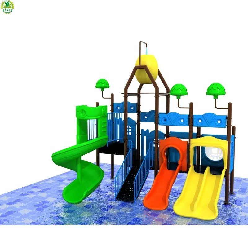 Aqua park tamaño pequeño proyectos piscina tobogán jugar los niños parque de agua zona de juegos al aire libre juego de agua