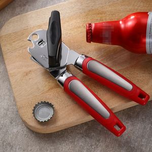 Abrelatas Metálico Multifuncional Personalizado con Diseño de Dibujos Animados en Negro, Mango de Agarre Suave, Herramienta de Cocina Duradera para una Apertura Suave, Ideal para Regalo - Product Image 2