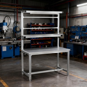 Bàn làm việc nhà máy Weizhi, bàn lắp ráp, bàn thí nghiệm, bàn làm việc bằng nhôm, bàn làm việc kiểu Werkbank - Product Image 5