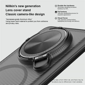 Pour Huawei Mate <span class=keywords><strong>70</strong></span> Pro + / <span class=keywords><strong>70</strong></span> Pro / Mate <span class=keywords><strong>70</strong></span> Nillkin CamShield Prop étui magnétique pliable caméra Protection support support couverture - Product Image 5