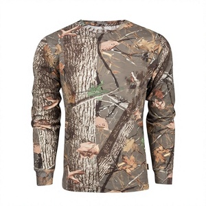 Camisa de Caza de Manga Larga para Hombre, Camuflaje, Transpirable, Poliéster, Ropa de Otoño para Exteriores - Product Image 3