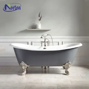 Fabrika malzemeleri benzersiz tasarım banyo kullanımı ücretsiz ayakta mermer küvetler Conch şekilli taş Modern otel TT bağlantısız Norton