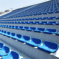 Usine En Gros Creux En Plastique Moulé Chaise Coussin De Football Stade Siège Chaise Aire De Jeux Stade Sièges
