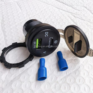 Soket pengisi daya USB, alat pengukur tegangan Led tahan air dengan QC3.0 + <span class=keywords><strong>PD</strong></span> + tipe-c - Product Image 2