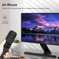 Pabrik OEM ODM G23 PRO Android Set-Top Box Remote Control Mouse Udara Komputer dengan Lampu Latar 44-Tombol Dual-Mode 2.4G BT Infrared Learning