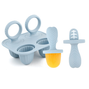Cấp thực phẩm Silicone bé trái cây Feeder núm vú trẻ sơ sinh khay kem sữa mẹ Popsicle khuôn Gậy mọc răng cứu trợ công cụ - Product Image 4