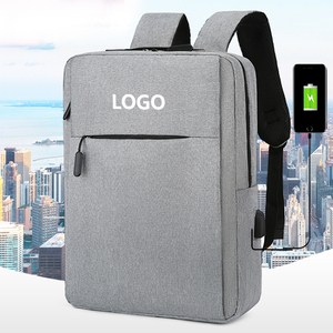 Sac à bandoulière décontracté pour homme avec chargement USB, sacoche étanche pour ordinateur portable, cadeau, vente en gros fabricant - Product Image 1