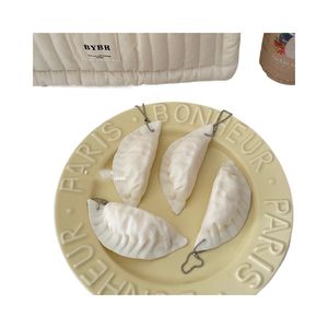 Jouets sensoriels anti-stress à presser, mini-jouets en forme de nourriture 3D simulée, porte-clés en forme de boulette, jouets à presser pour adultes à récupération lente - Product Image 5