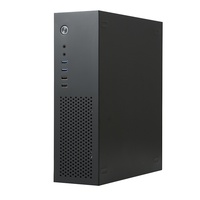 Caja de PC Industrial K18 Mini ITX / Micro ATX, Soporte para PSU 1U, Ranura de Expansión PCIe para GPU, Carcasa Metálica SFF, Chasis Personalizado OEM ODM