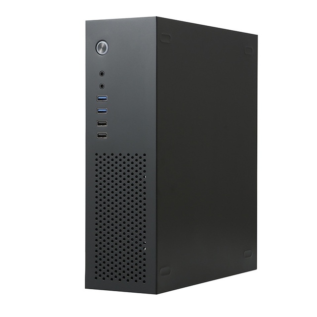 K18 Mini ITX / Micro ATX Industrial PC Case 1U PSU Support PCIe GPU Expansion Slot SFF Metal Enclosure OEM ODM Custom Chassis