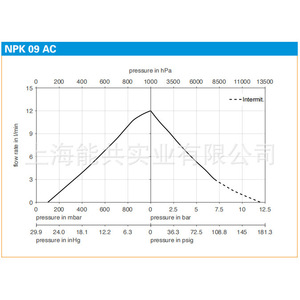 ปั๊มสุญญากาศแบบลูกสูบ NPK 09 AC ช่องจ่ายลม G1/8 มอเตอร์เฟสเดียว ผลิตในเยอรมนี - Product Image 5