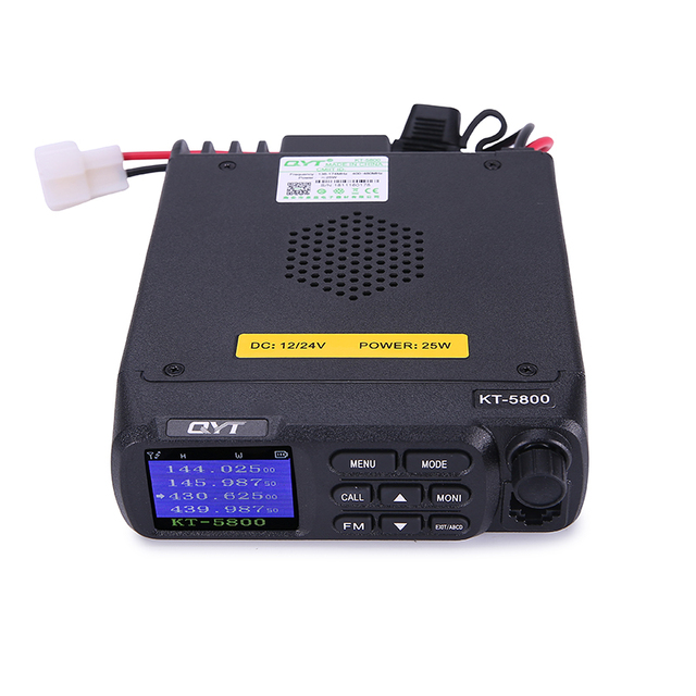 KT-5800 12V/24V  Truck Dual Band Mobile Transceiver Ham Radiovehicle Radio Dual Band