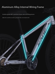 Vélo de montagne à cadre rigide en aluminium, 24 vitesses, frein à disque mécanique, fourche en acier de 27,5 pouces, amovible, pour hommes et femmes, tout-terrain - Product Image 6