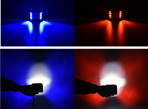 Màu kép <span class=keywords><strong>36</strong></span> wát <span class=keywords><strong>LED</strong></span> vuông xe máy Đèn nhấp nháy xe làm việc ánh sáng cho xe tải ATV 4x4-new tình trạng Phụ Kiện Xe Hơi - Product Image 6