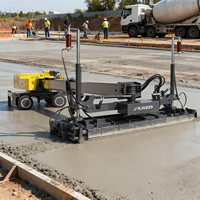 Niveleuse laser télescopique pour béton certifiée CE avec système entièrement hydraulique, moteur et roulement, garantie 1 an