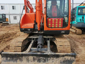 Excavadora Usada DOOSAN DX80 de 8 Toneladas, Miniexcavadora Coreana de Segunda Mano, Maquinaria de Movimiento de Tierras, Excavadoras Originales sobre Orugas en Venta a Bajo Precio - Product Image 3