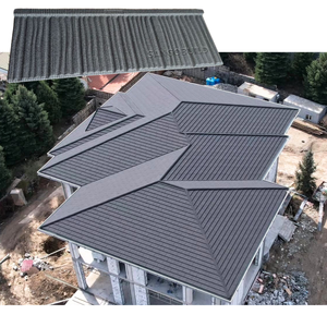 Meilleur Choix : Tôles de Toiture en Acier Robuste Anti-Décoloration, Tuiles Métalliques Revêtues de <span class=keywords><strong>Pierre</strong></span> avec Échantillon Gratuit - Product Image 4